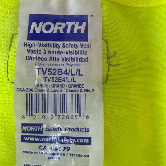 🦺North - NWT Visibility Safety Jacket 🦺 Unisex - Picture 6 of 6